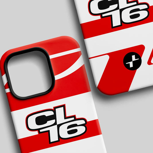 Charles Leclerc CL16 2025 Helmet iPhone Case