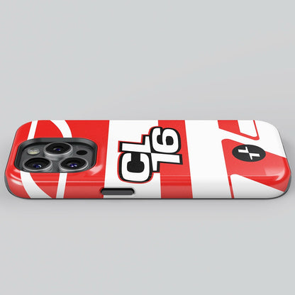 Charles Leclerc CL16 2025 Helmet iPhone Case