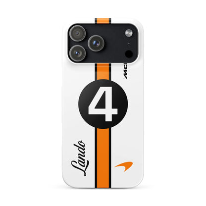 Lando Norris Monaco Racing Suit McLaren F1 iPhone Case